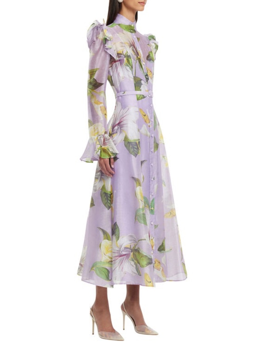 Leo Lin Katrina Butterfly Midi Dress WORN ONCE